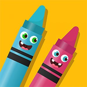 Happy Crayons Online Coloring Game