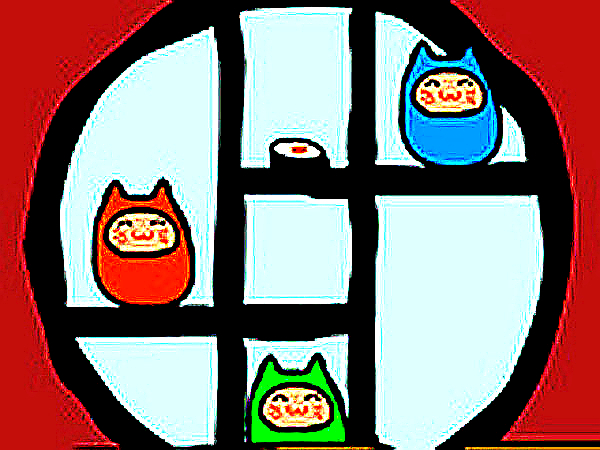 Cat in Japan Puzzle Game Online