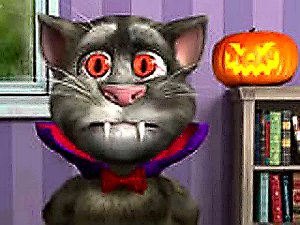 Talking Tom Cat Halloween Online Game