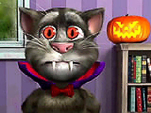 Talking Tom Cat Halloween Online Game
