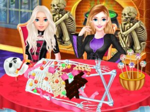 Girls Halloween Food Cooking Online Game