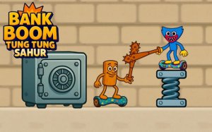 Bank Boom Tung Tung Sahur: Safe Unlocking Race Online Game