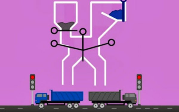 Sand Truck: Color Pipe Puzzle Online Game