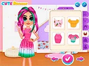 Insta Girls Fruity Fashion Dress Up Online Game