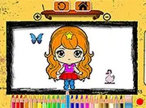 Chibi Doll Art Magic: Creative Coloring Game
