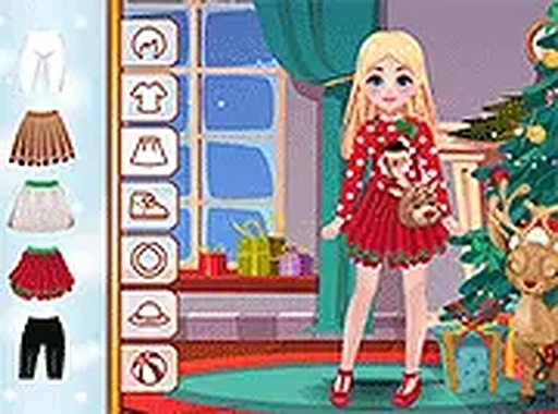 Kiddo Christmas Time Dress Up Online Game