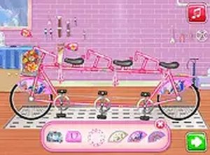 Princesses Bike Ride Day Out Dress Up Game Online