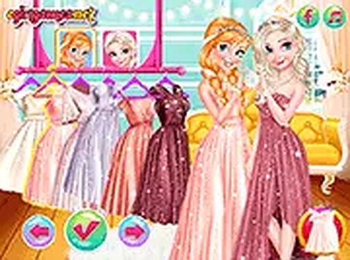Princesses Glittery Bridesmaids Dress Up Game Online