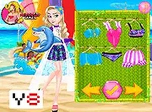 Princess Eliza Aquapark Dress Up Game
