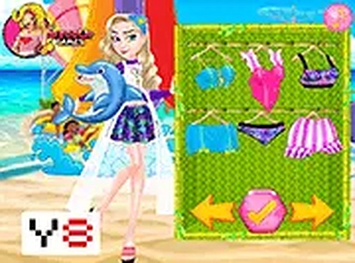 Princess Eliza Aquapark Dress Up Game