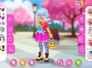 Kiddo In Braids Dress Up Game Online