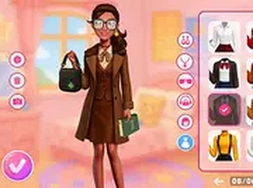 Barbee & Friends: Nerd Look Dress Up Game Online