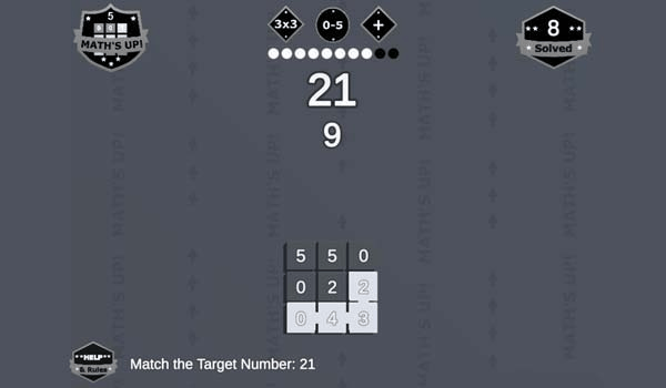 Math's Up: Number Puzzle Game Online