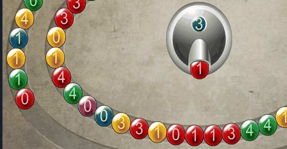 Math Lines Online Addition Puzzle Game