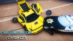 Car Simulator: Crash City Driving Game
