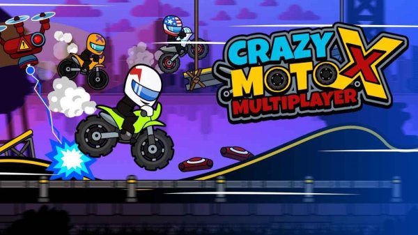 Crazy MotoX Multiplayer Racing Game