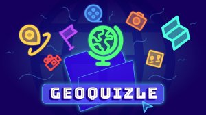 GeoQuizle Geography Puzzle Game