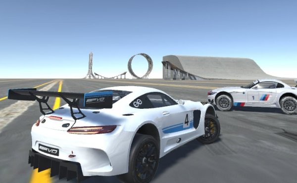 Crazy Stunt Cars Multiplayer Online Game