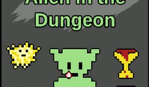 Alien in the Dungeon Roguelike Game